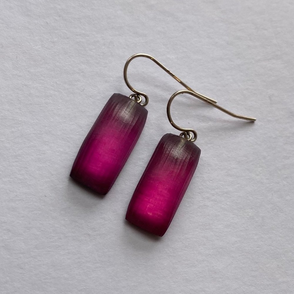 Alexis Bittar Lucite Drop Earrings Sterling Post